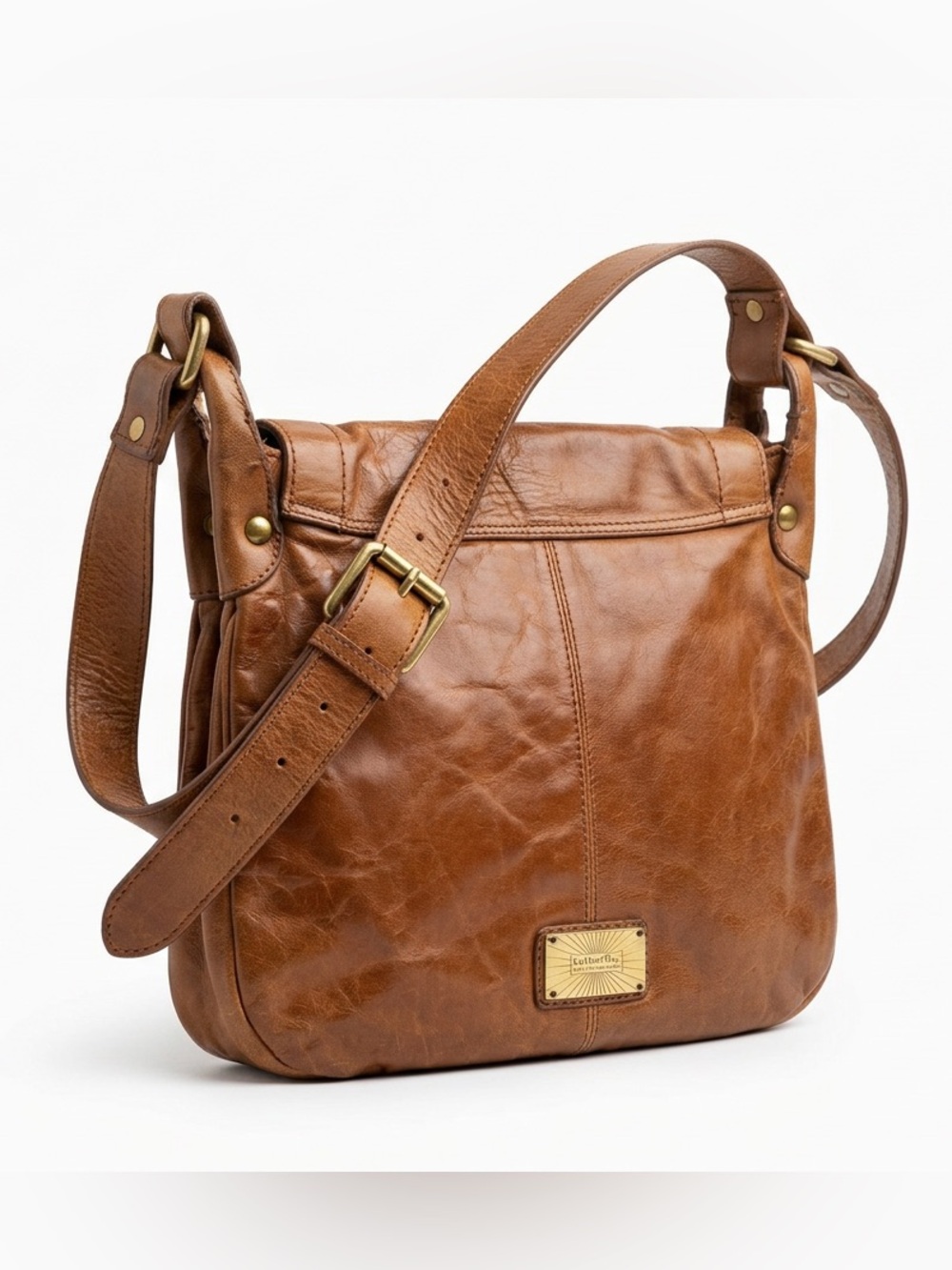 BUTTERFLY BY MATHEW WILLIAMSON LEATHER SLING BAG